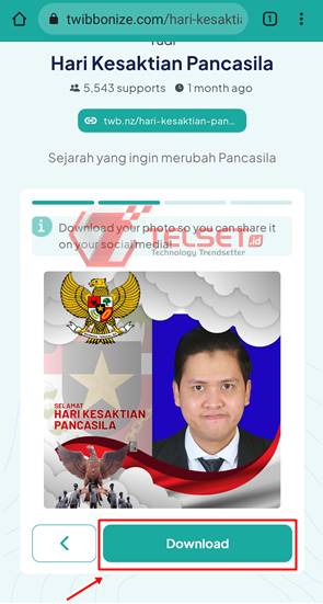 Twibbon Hari Kesaktian Pancasila