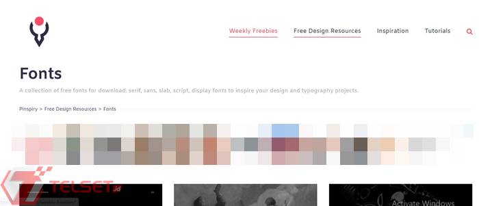 web download font