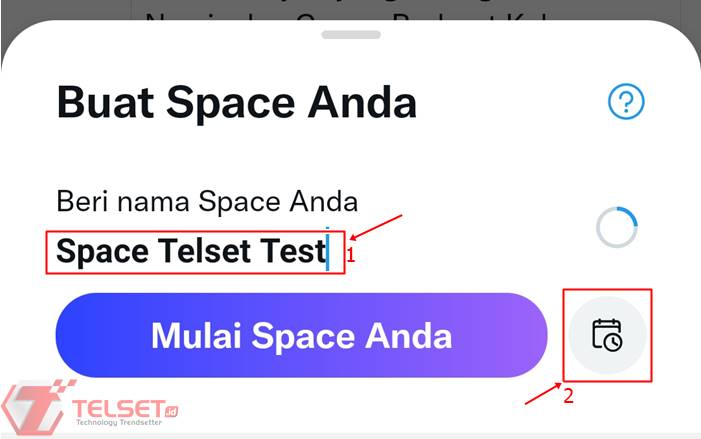 Cara membuat Twitter Spaces