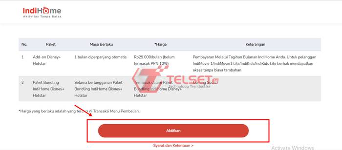 Harga Langganan Disney+ Hotstar IndiHome