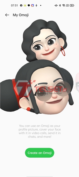 Preview Oppo Reno6 Omoji