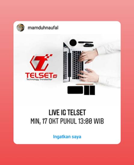 Fitur Jadwalkan Live Instagram