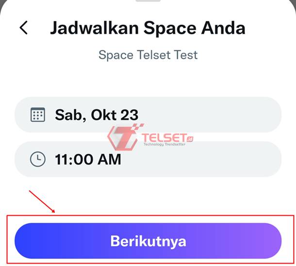 Cara membuat Twitter Spaces