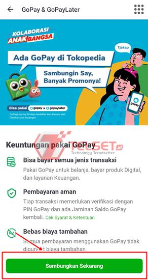 Tokopedia Gojek GoPay