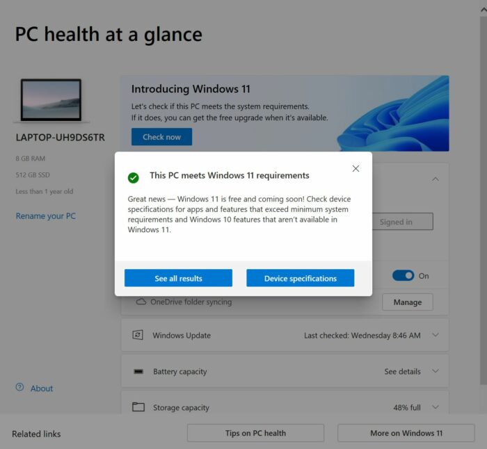 Update Windows 11 gratis laptop PC
