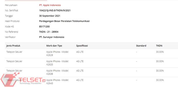 iPhone 13 Dijual di Indonesia