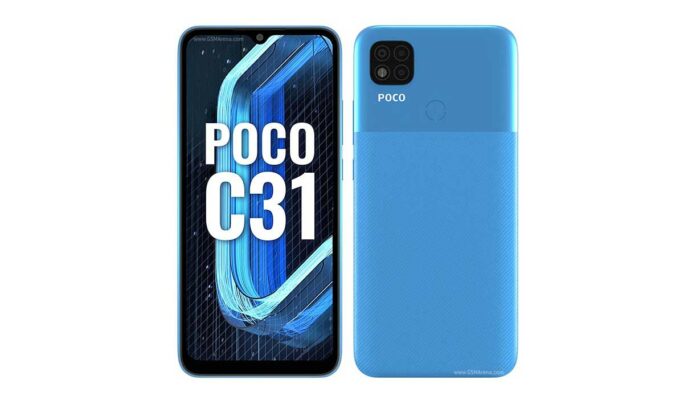 HArga Spesifikasi RAM Prosesor Baterai Kamera Sistem Operasi Xiaomi Poco C31 Indonesia