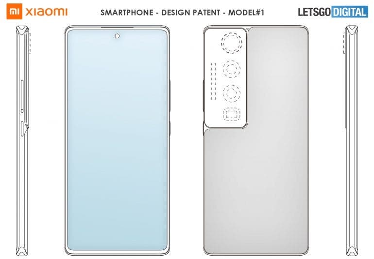 Desain paten kamera Xiaomi 12