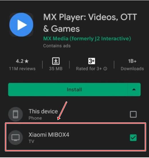 Install Aplikasi di Android TV
