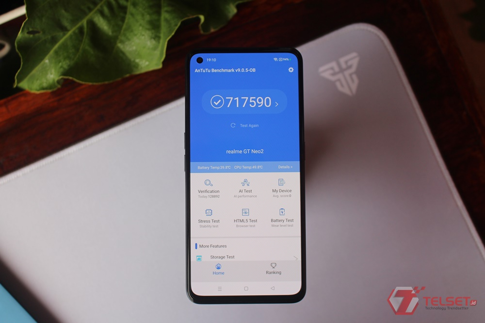 AnTuTu Benchmark Realme GT Neo2
