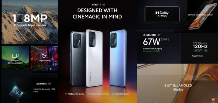 xiaomi 11T pro baterai