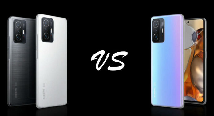 Xiaomi 11T vs Xiaomi 11T Pro spesifikasi Perbandingan Xiaomi 11T Xiaomi 11T Pro layar baterai