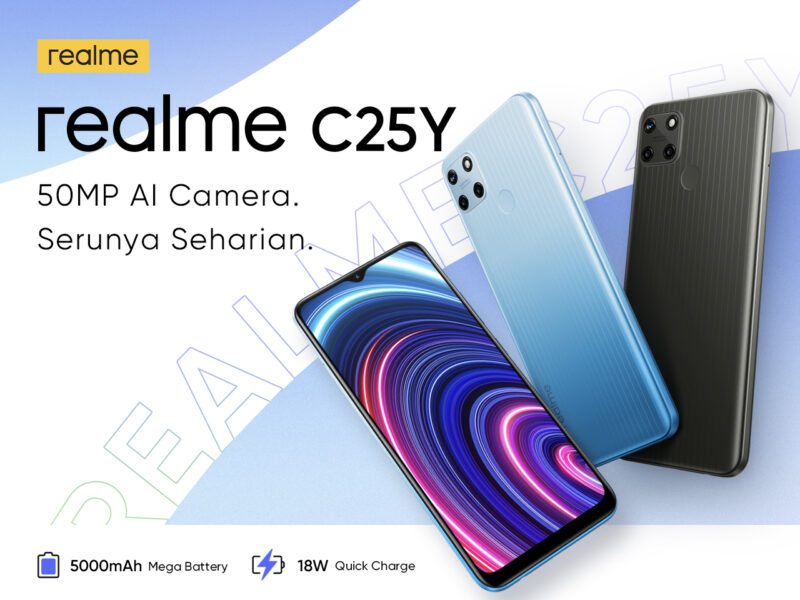 Spesifikasi Prosesor Baterai Harga Kamera Realme C25Y