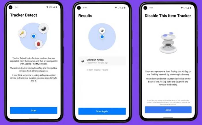 Aplikasi Tracker Detect AirTag di Android