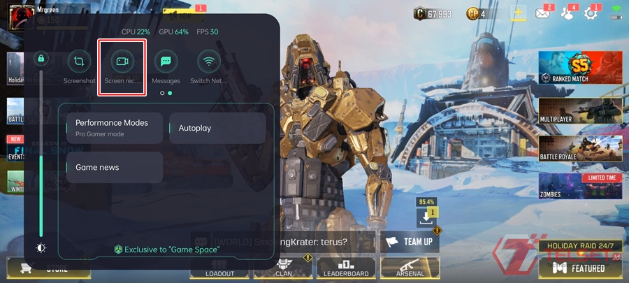 Cara Rekam Game di HP Android Oppo A95