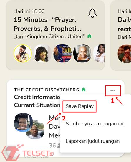 Saved Replays Clubhouse Cara Menyimpan Rekaman