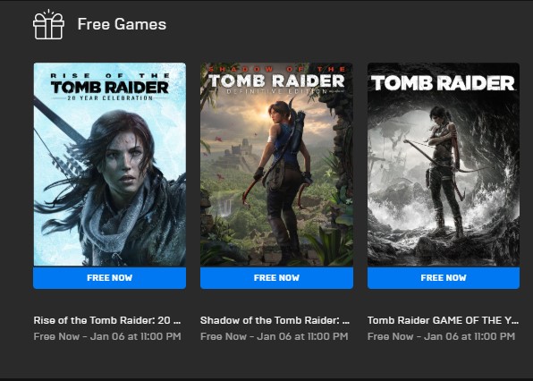 epic games game gratis tomb raider