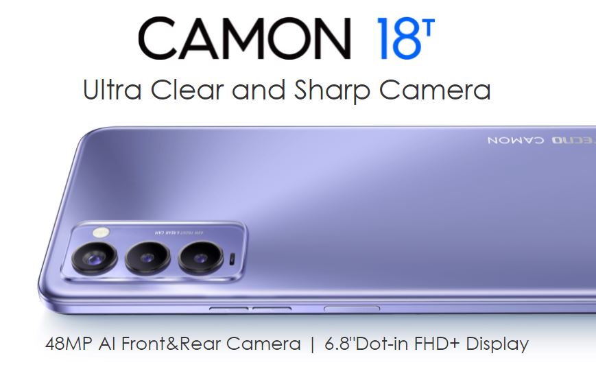 Tecno Camon 18T Spesifikasi Harga