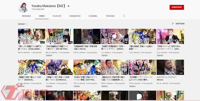 Yusaku Maezawa Luar Angkasa