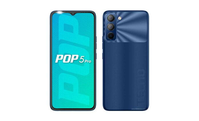 harga dan speksifikasi Techno Pop 5 Pro