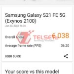 3DMark Samsung Galaxy S21 FE