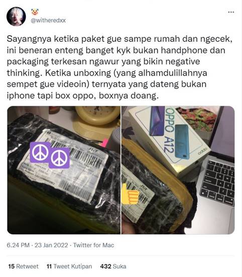Beli iPhone Shopee Dapat Kardus 