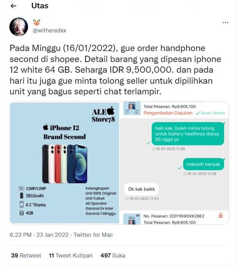 Beli iPhone Dapat Kardus 