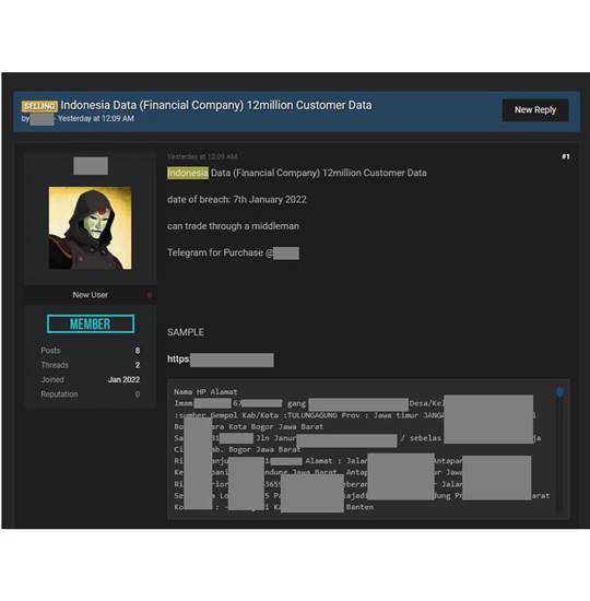 Data pengguna Akulaku bocor