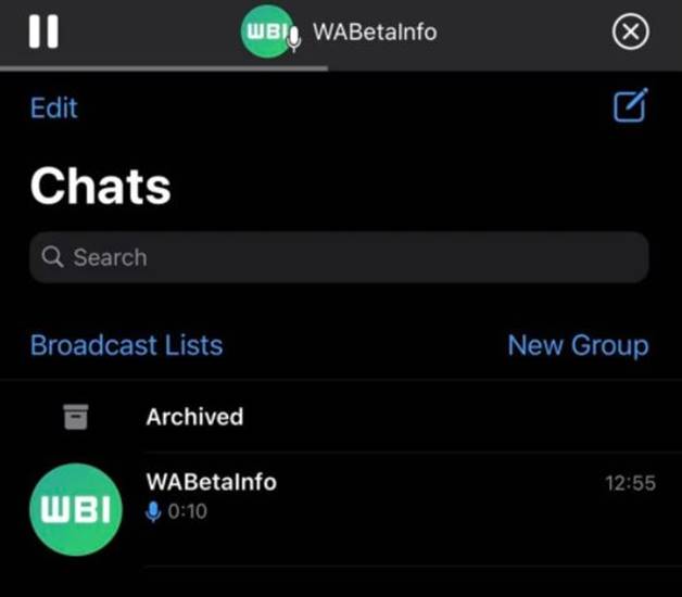 Fitur Voice Note WhatsApp Diputar 