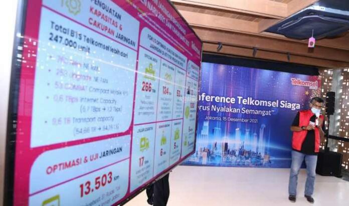 kenaikan Trafik Internet Telkomsel Natal dan Tahun Baru