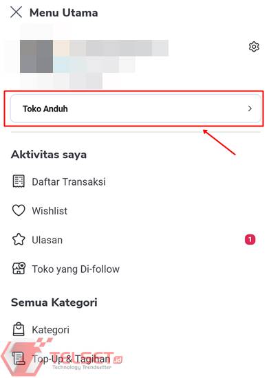 Akun Tokopedia