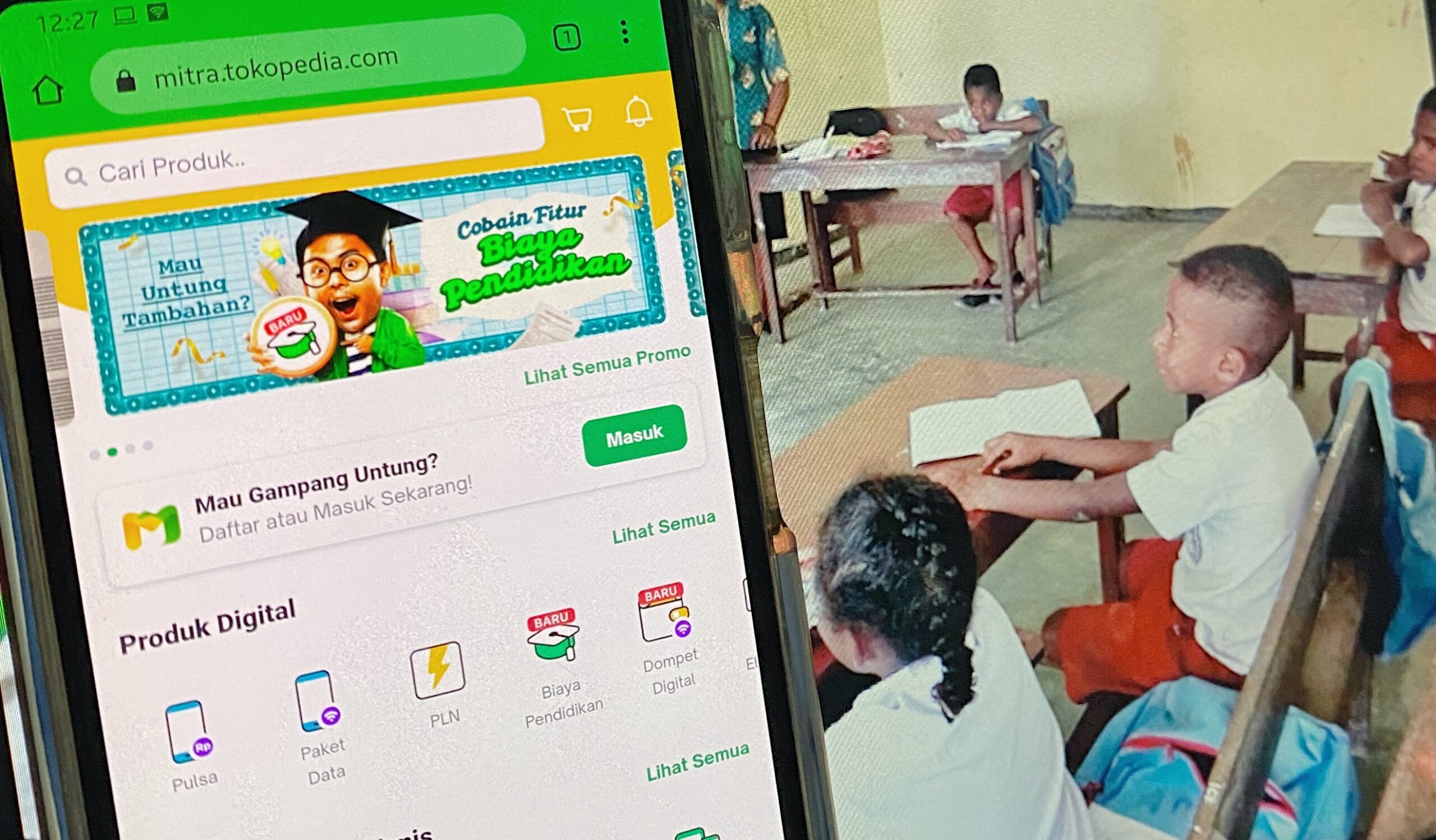 Bayar Biaya SPP Sekolah Mitra Tokopedia