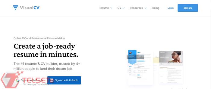 CV Gratis Telset