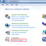 Cara uninstall aplikasi di laptop PC Windows 7-2