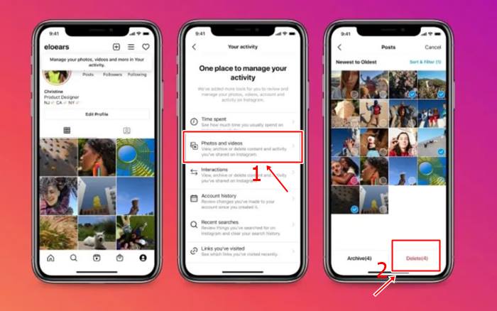 Fitur Instagram Hapus Banyak Foto Video