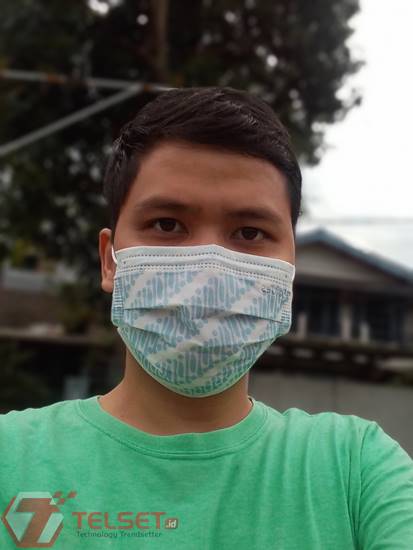 Mode potret kamera depan