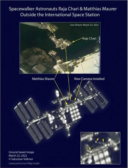 Astronaut Berjalan di Luar Angkasa
