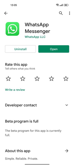Cara mengatasi kamera WA WhatsApp yang error