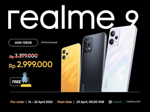 Harga realme 9 4G Indonesia