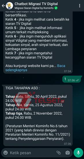 Chat Whatsapp STB gratis