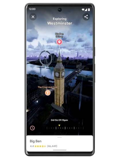 Google Maps Immersive View