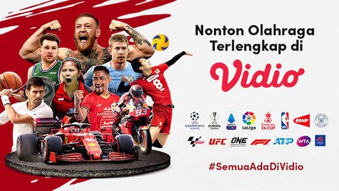 Nonton Bola di Vidio live streaming liga inggris