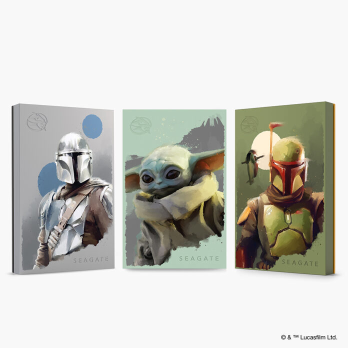 Hard Disk Seagate Star Wars Boba Fett Grogu The Mandalorian