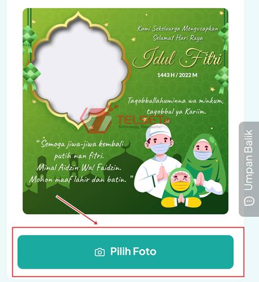 Twibbon Hari Raya Idul Fitri 2023 Lebaran