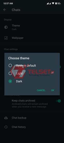 cara mengubah warna whatsapp tanpa aplikasi