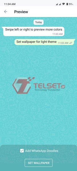 cara mengganti tema whatsapp tanpa aplikasi