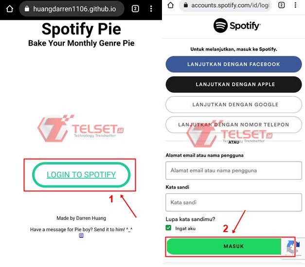 Cara Membuat Spotify Pie