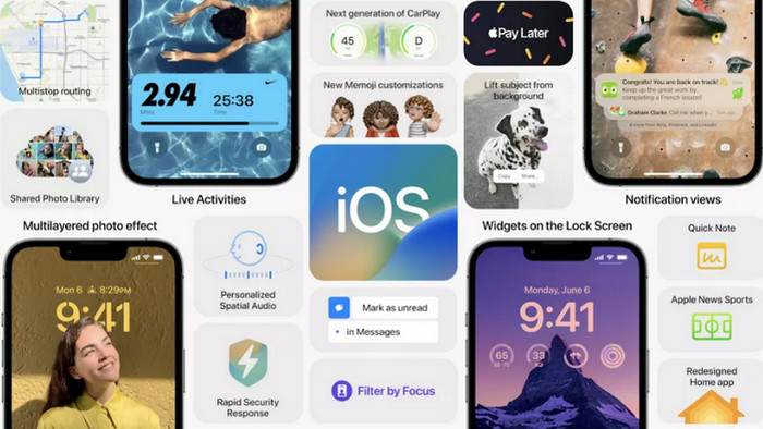 iPhone iOS 16