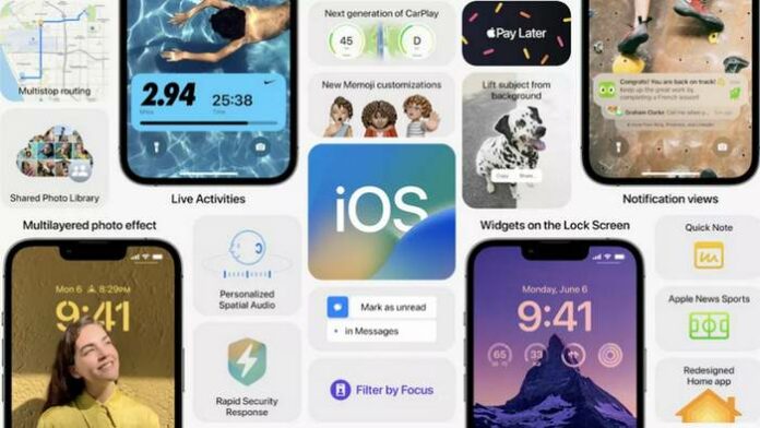 Fitur Baru iOS 16 telset Fitur Baru iOS 16 iphone
