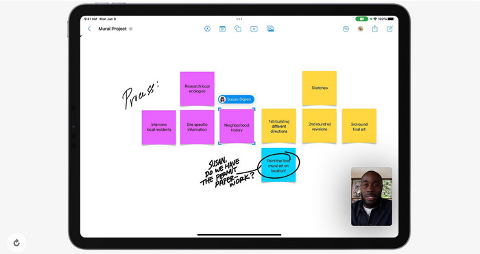 Freeform iPadOS 16
